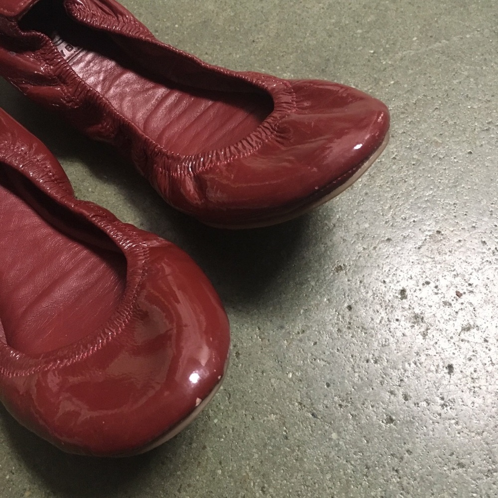Tory Burch Red Flats Shoe Size 8.5 - Picture 6 of 7